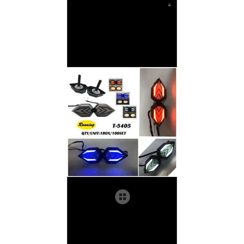 lampu sen tempel cbr vixion ninja r15 dll universal motor fering model led panah