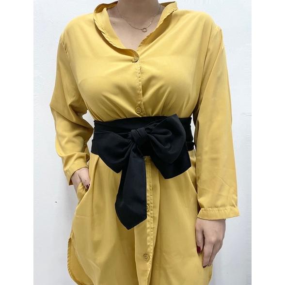 Promo Obi Belt Black / Obi Belt Line / Obi Belt Lurus / Ghani Obi / Obi Ikat Pinggang Gesper / Tali 