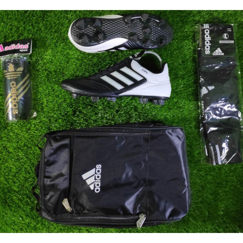 PROMO PAKET MURAH LENGKAP SEPATU BOLA ADIDAS COPA ORIGINAL COMPONENT SEPATU BOLA TERMURAH 2022-HITAM