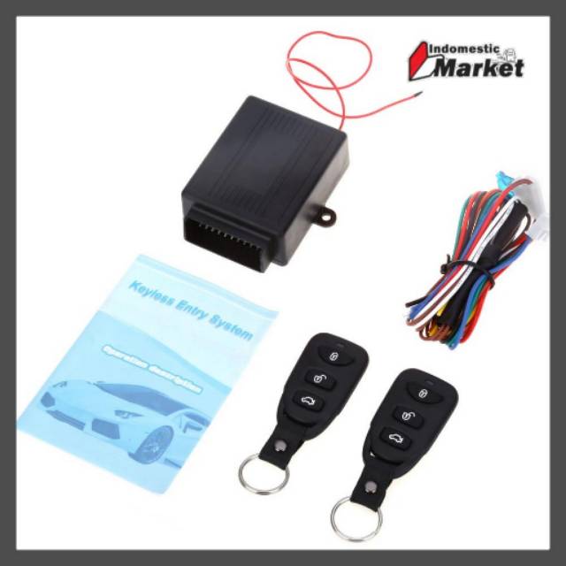 Pengendali Kunci Mobil Otomatis / Eunavi Keyless Remote Control Wireless Door Lock Mobil - 124908