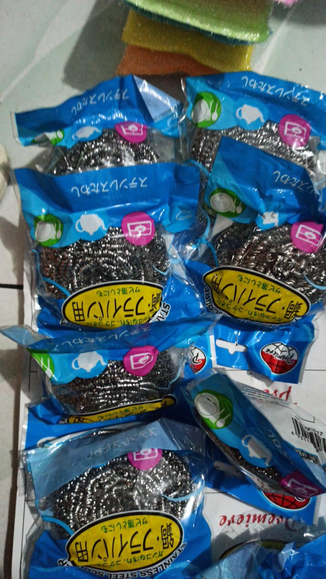 Bola Baja 30 G / Bola Kawat Sikat Serat Baja Cuci Piring / Scourer