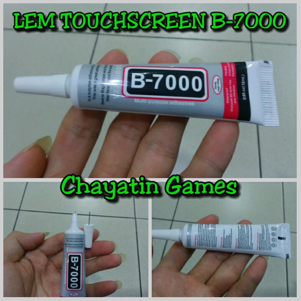 LEM TOUCHSCREEN / LCD HP / PONSEL B-7000 15ML WARNA HITAM