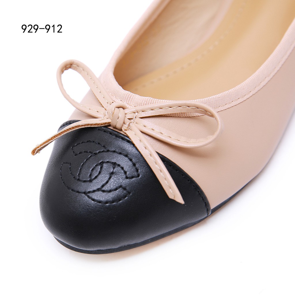CHANEL PARIS CLASSIC BALLERINA FLAT SHOES 929-912