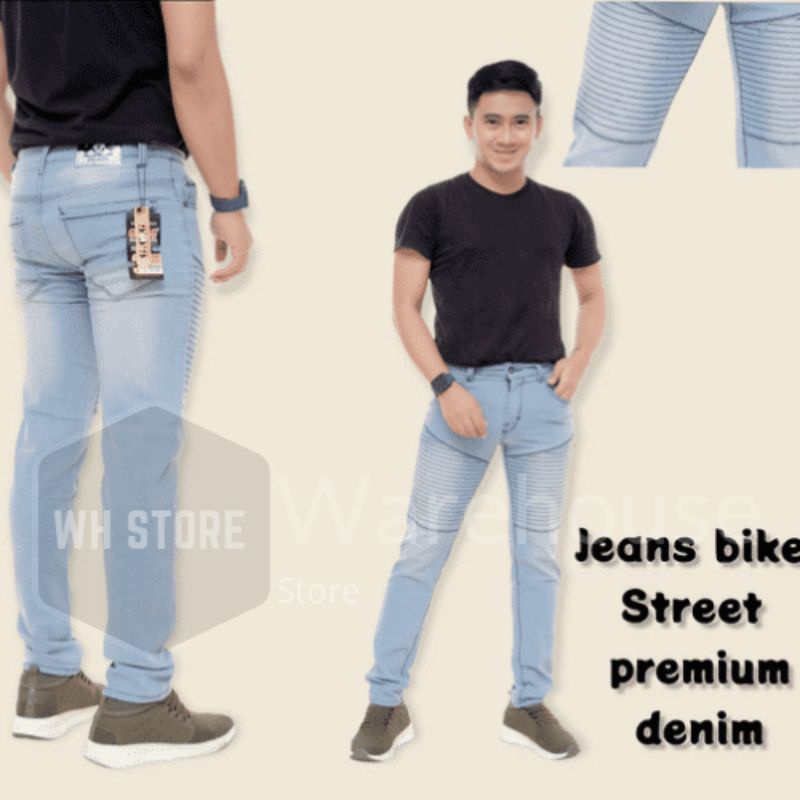 jeans bikers premium/jeans bikers pria distro/jeans bikers stret