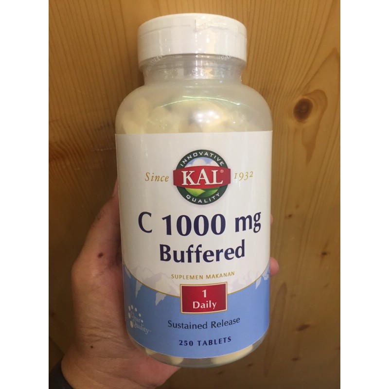 KAL vit C 1000mg buffered 250 tablet