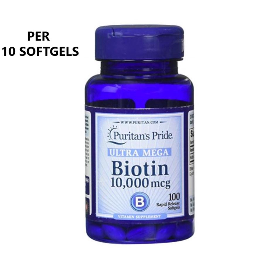 Puritan Pride Biotin per 10 tablet