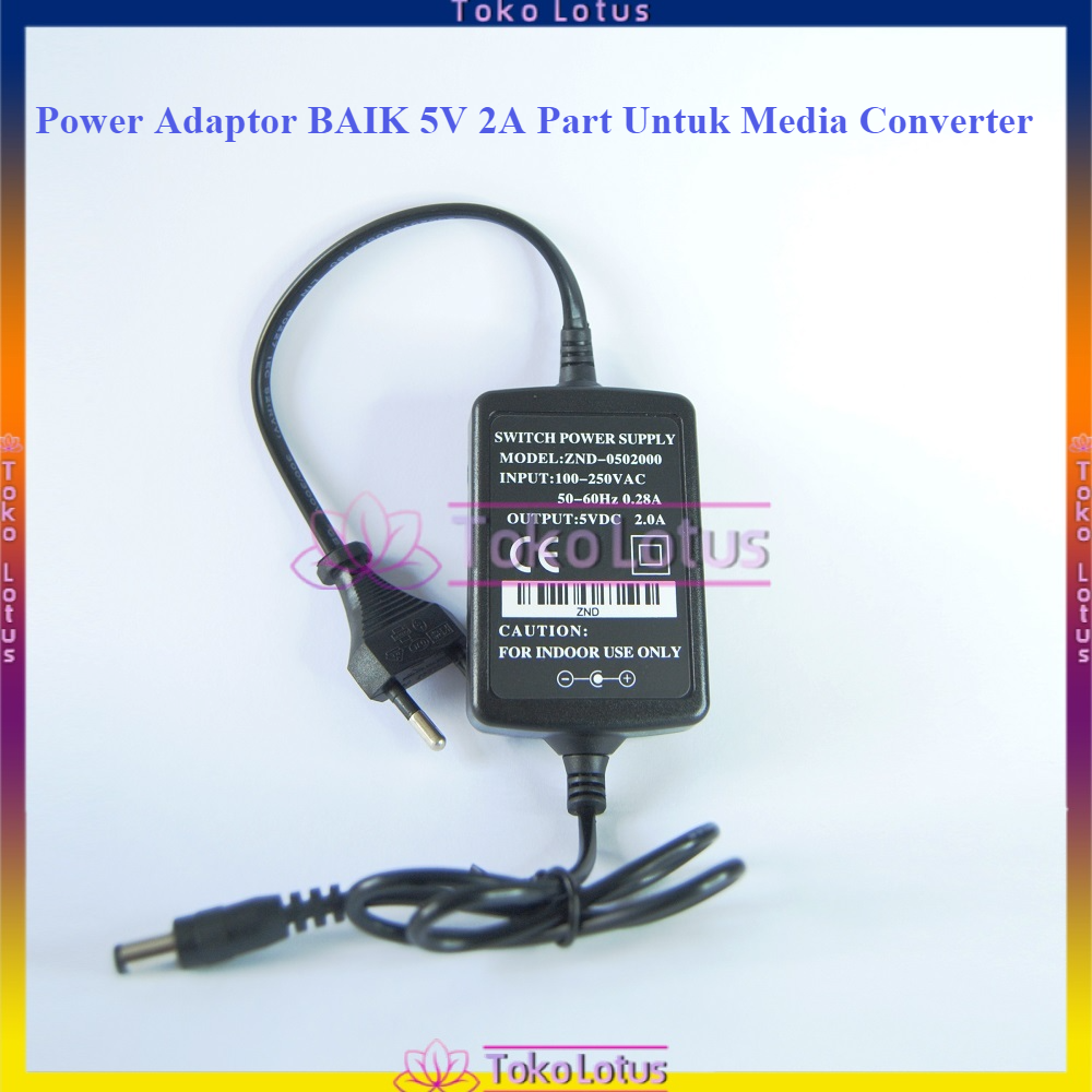 Power Adaptor 5V 2A Part Media Converter HTB 3100 [Asli Import]