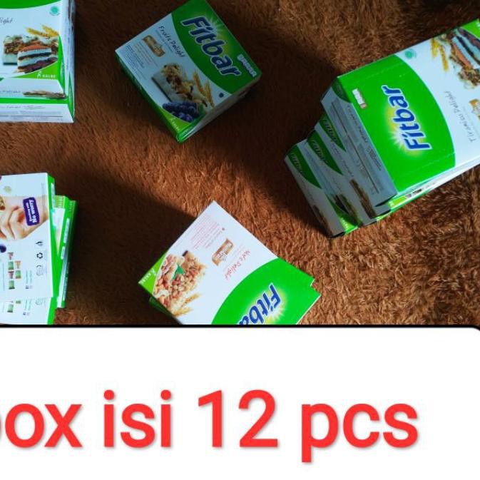 

YYY✿ Fitbar multigrain 1 box isi 12pcs , Chocho , Fruits , Nuts , Tiramisu FRESHH