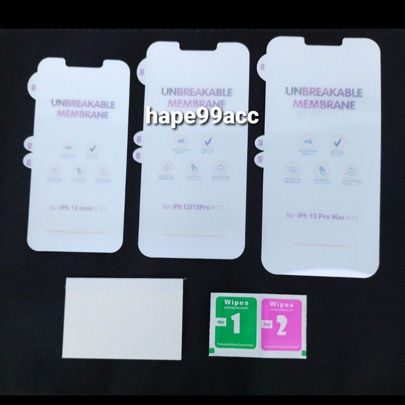 iphone 13 13 Mini 13 Pro 13 Pro Max anti gores hydrogel matte screen protector