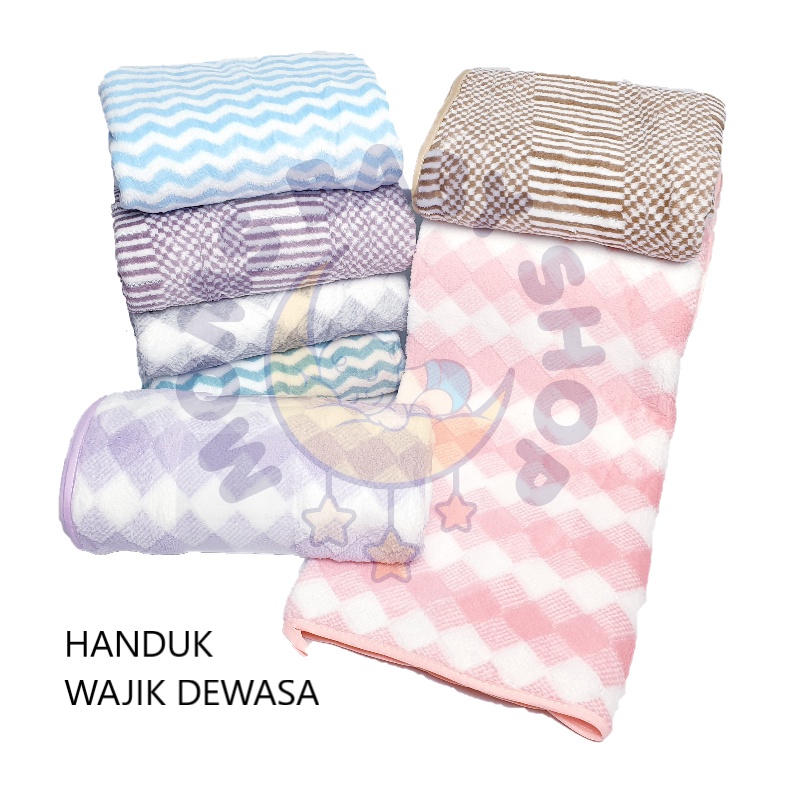 MOMS_ Handuk WAJIK Microfiber Dewasa ukr 70 x 140 / Handuk Mandi Jumbo