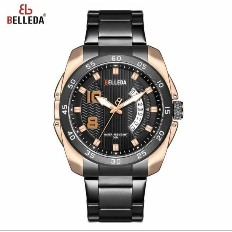 Jam Belleda Original 100% Jam Tangan Terlaris Pria Jam Tangan Tahan Air Jam Keren Pria Masa Kini