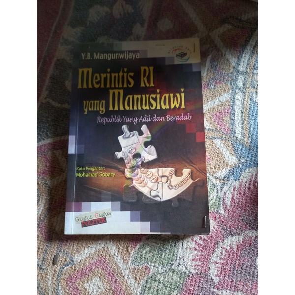 Merintis RI yang manusiawi - Yb mangunwijaya