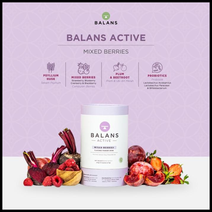 

Balans Active | Mixed Berries | Fiber Drink - Isi 14 Sachet