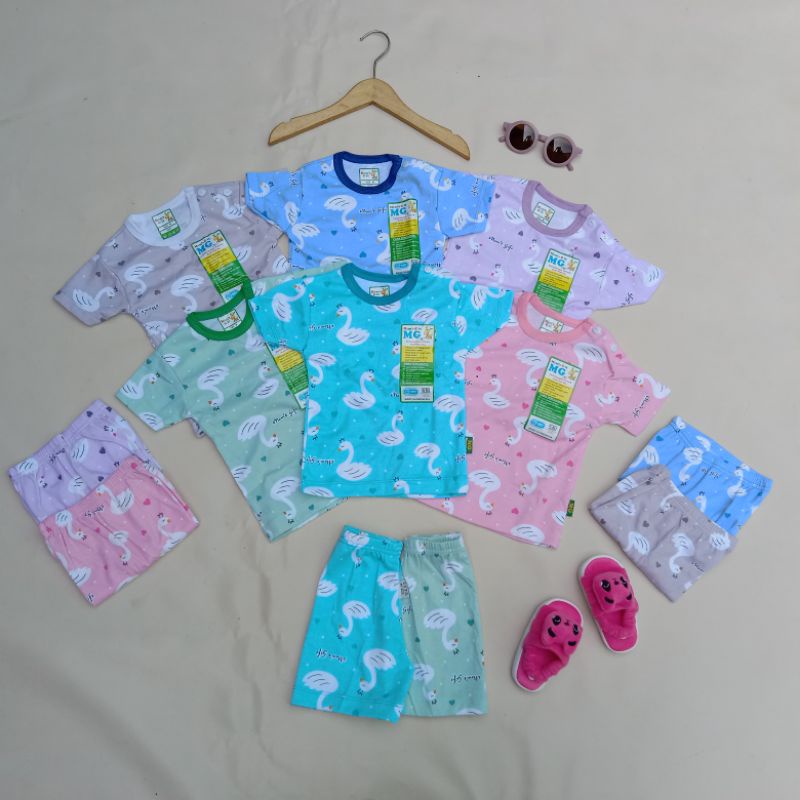 Ready setelan anak harian cewek panjang/pendek Moms gift/setelan harian anak