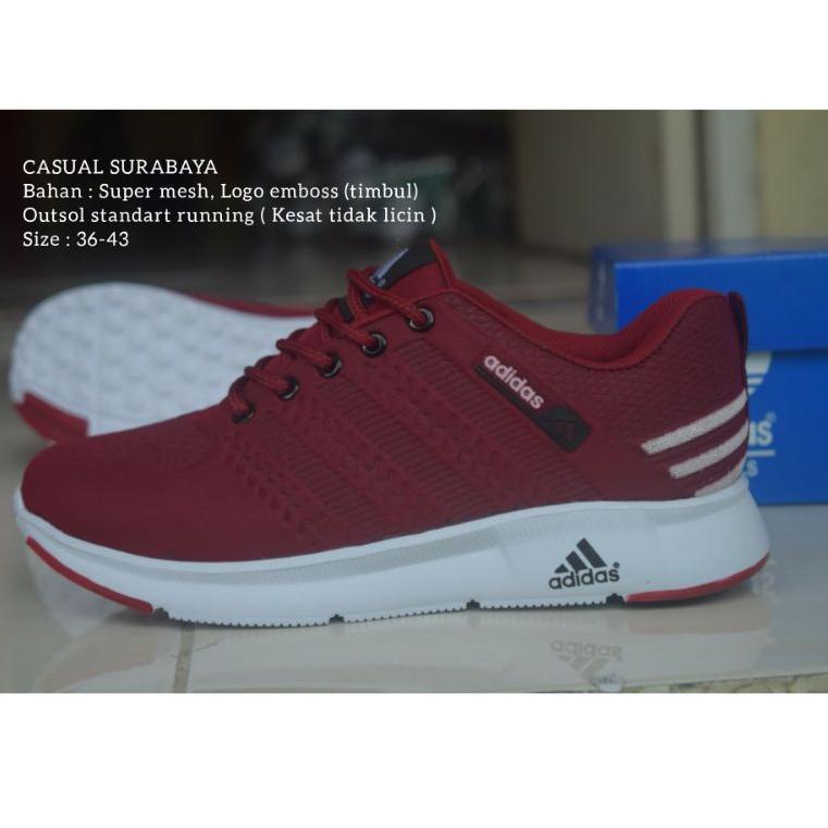 Tmb31au22ᵛ ‑ SEPATU SPORT ADIDAS NBA - MERAH MAROON