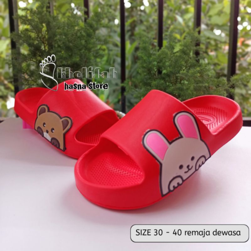 Sandal Slop Kelinci Beruang 386C/B