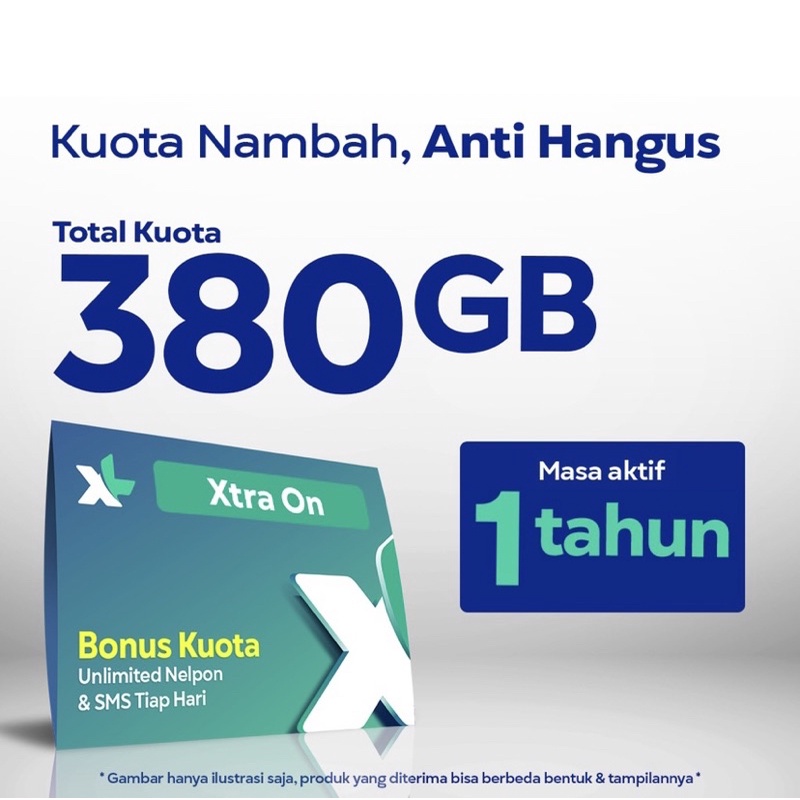 Kuota XL Xtra On 1 tahun