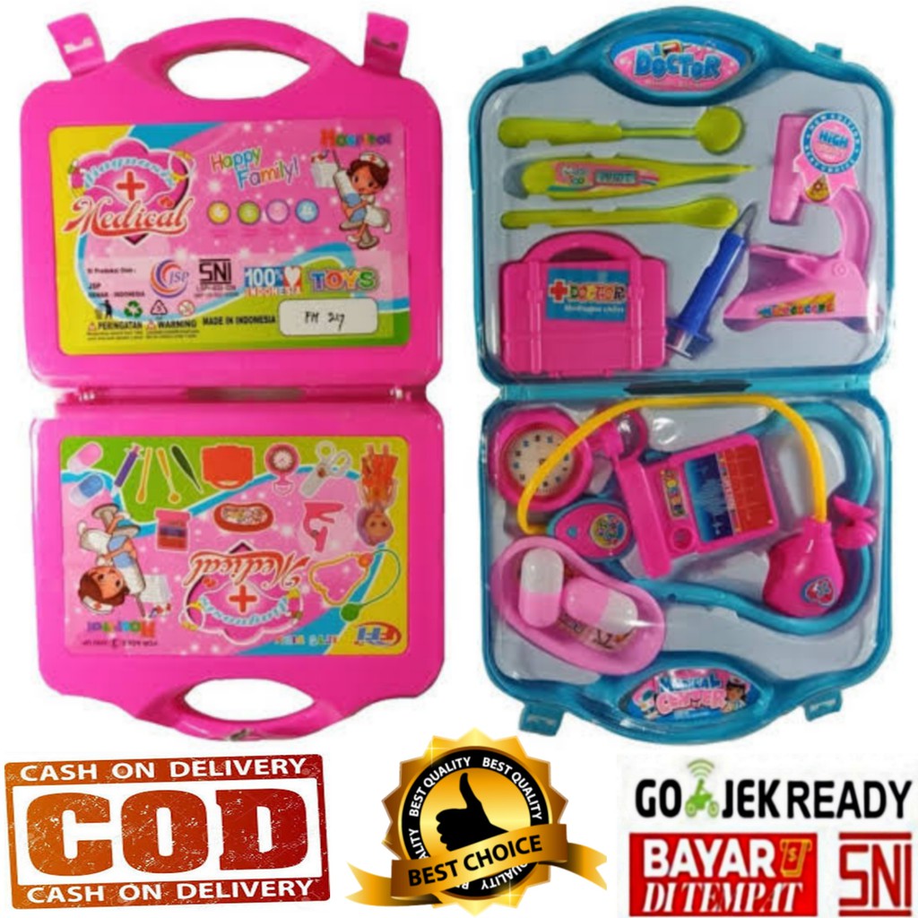 FH217 PROMO MAINAN ANAK  DOKTER DOKTERAN PLAYSET MAINAN  