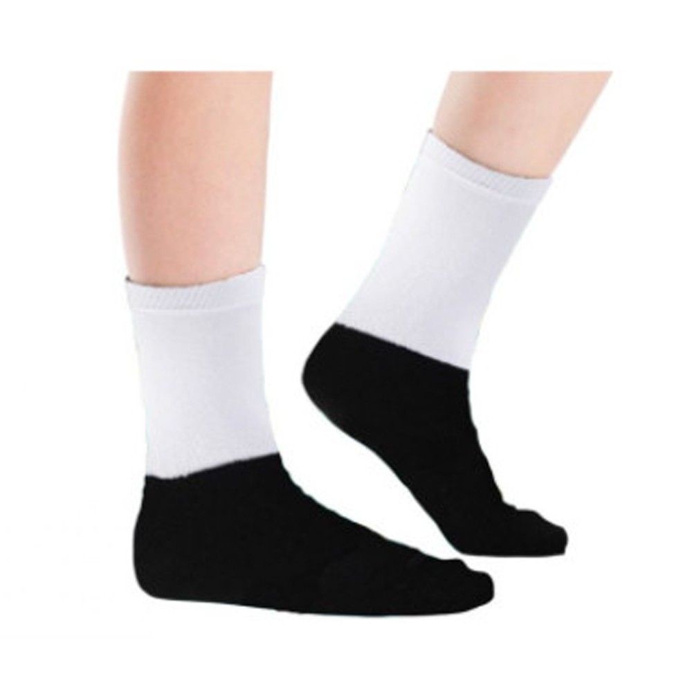 SHOPEE 6.6 SUPER SALE!! Kaos Kaki Pria dan Wanita Polos Putih Hitam Kaos Kaki SD SMP SMA dan Kantor