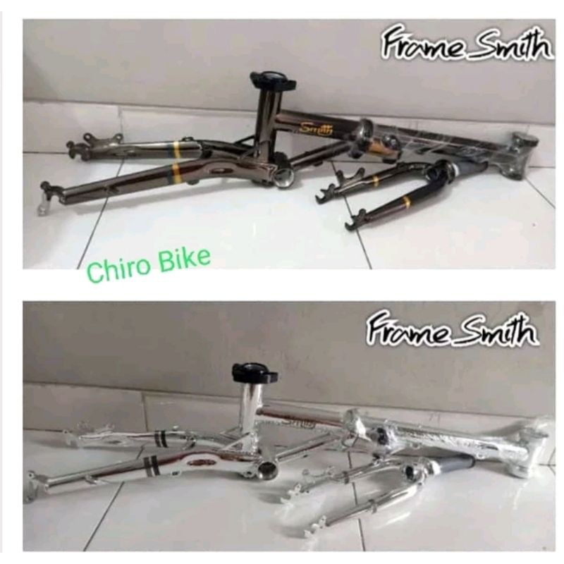 frame sepeda lipat 16 SMITH chromoly include hub freehub