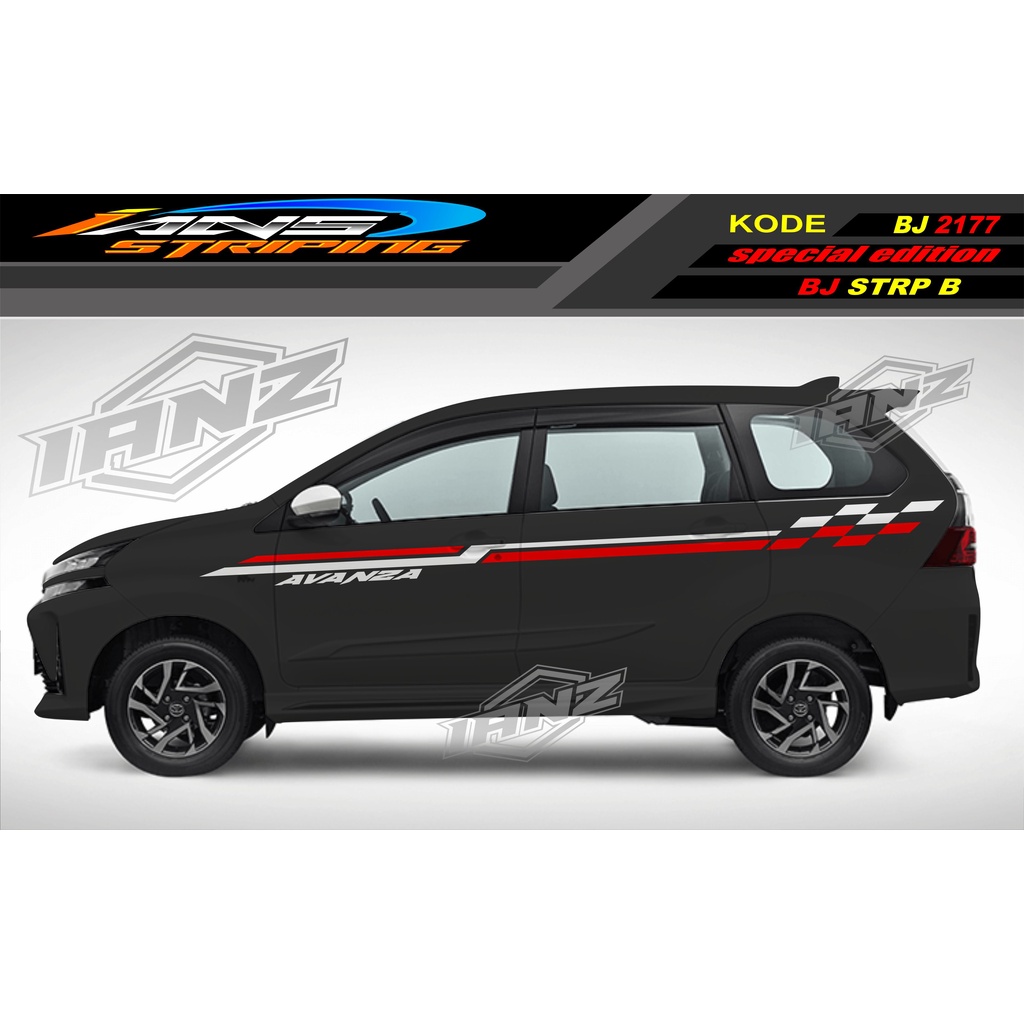 STIKER MOBIL AVANZA / STRIPING LIST BODY AVANZA XENIA / STICKER MOBIL XENIA / DECAL STIKER MOBIL AVANZA / STIKER MOBIL