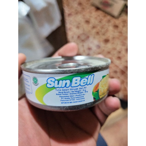 katsuo sun bell kaleng umpan pancing