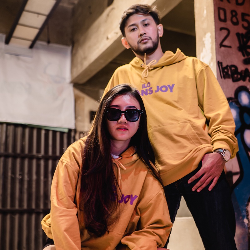 Ilomeansjoy Hoodie Mustard HD02