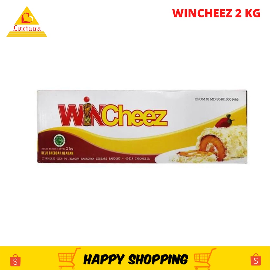 Wincheez Keju Cheddar Olahan 2kg Original