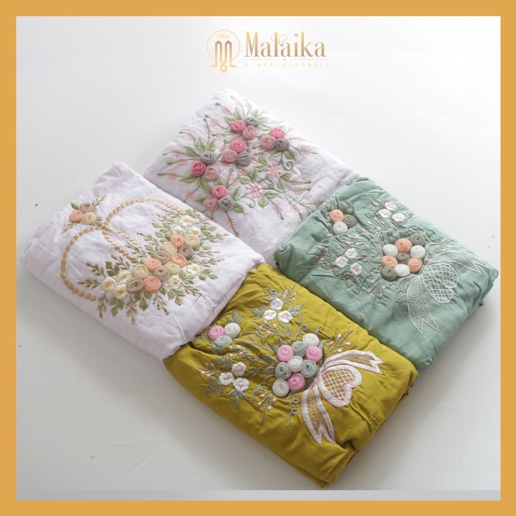 Mukena Terusan Jumbo Mukenah Terusan Bordir Timbul Mukena Lajuran Bordir Katun Rayon Adem Dewasa