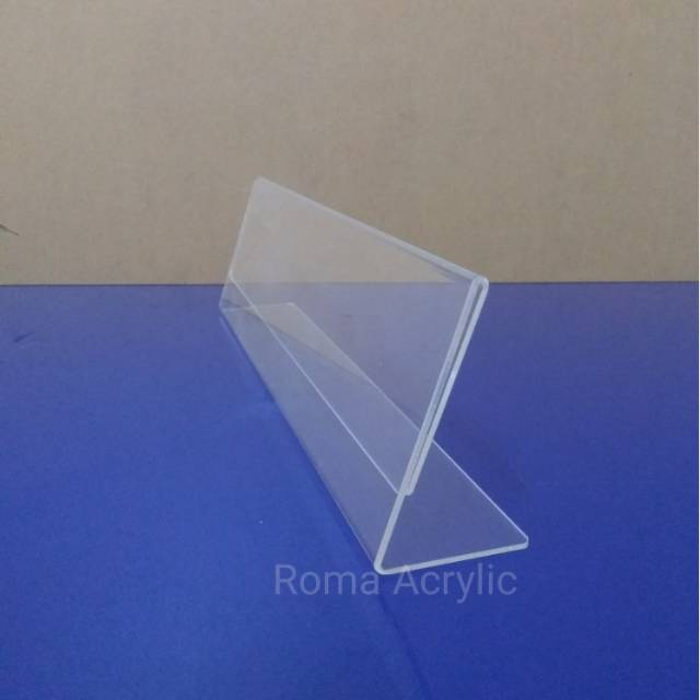 

Acrylic sign holder - Acrylic papan nama meja 55 x 4.5