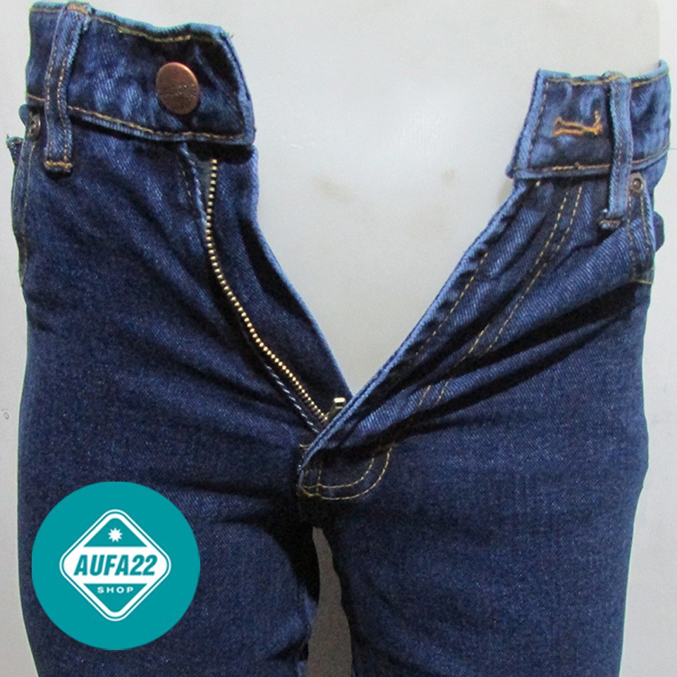 PREMIUM Celana WRANGLER Jeans Original Regular BIO WASH - BIRU GELAP 2017 Baru LIMITED