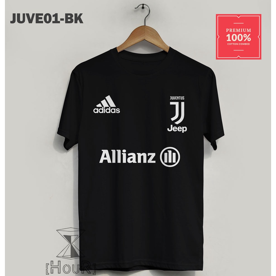 Kaos Bola Juventus Pria Wanita Tshirt Bola Logo Juventus All Size Big Size