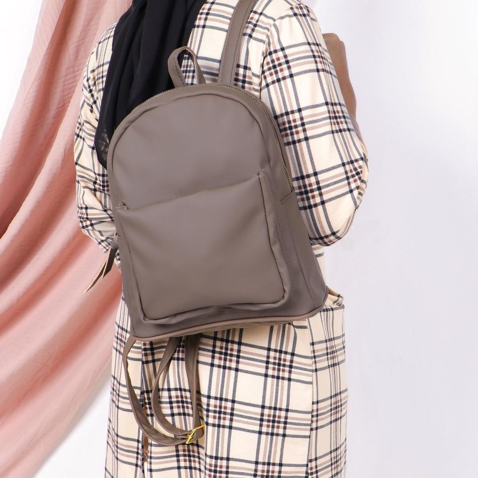 Terbagus.. TAS RANSEL MINI Escortbags Ransel Kulit tas ransel kecil ESCORTBAGS alfabet perempuan  LE