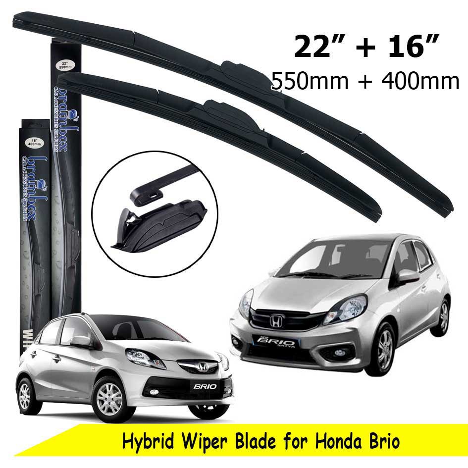 Hybrid Wiper Blade Honda Brio Karet Pembersih Kaca Mobil Wiper Kaca Mobil Windshield