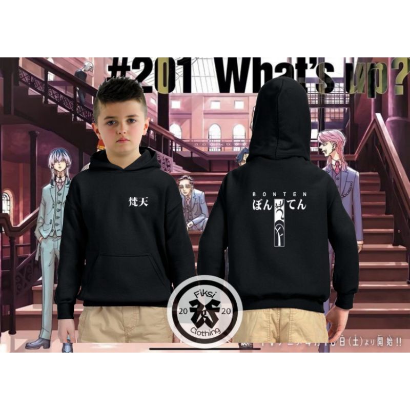 Jaket Sweater Hoodie Anak Team Bonten Tokyo Revengers - Fiksi Clothing