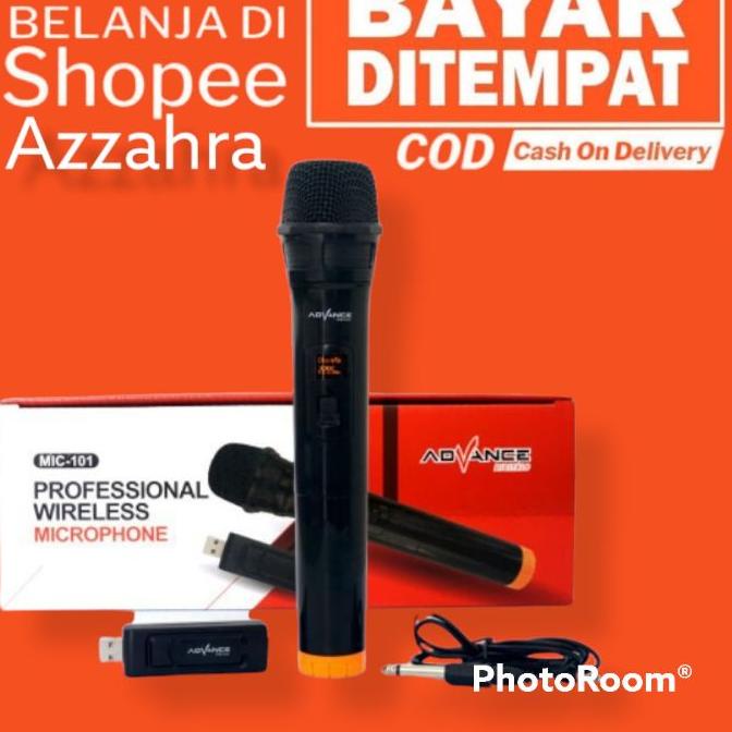 ❊ MIC WIRELESS MICROPHONE KARAOKE SINGLE MIC-101PROFESSIONAL ➸