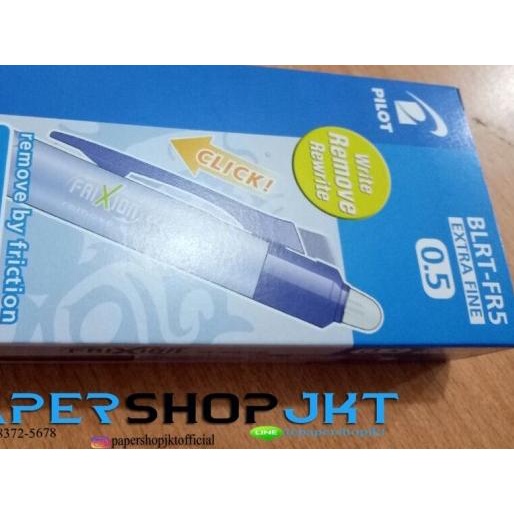 

❃ GROSIR!!! Pulpen Pen Frixion Pilot 0.5 BIRU ( Bisa Dihapus ) ♔