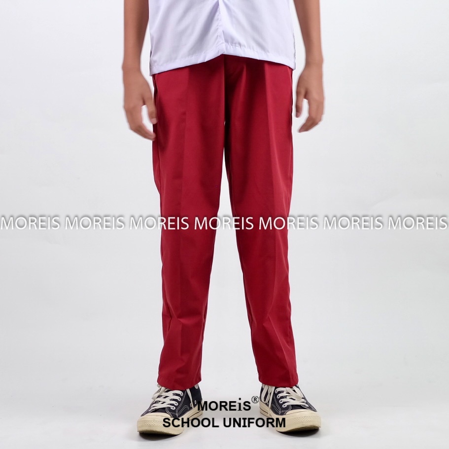 Celana SD Panjang Karet Merah