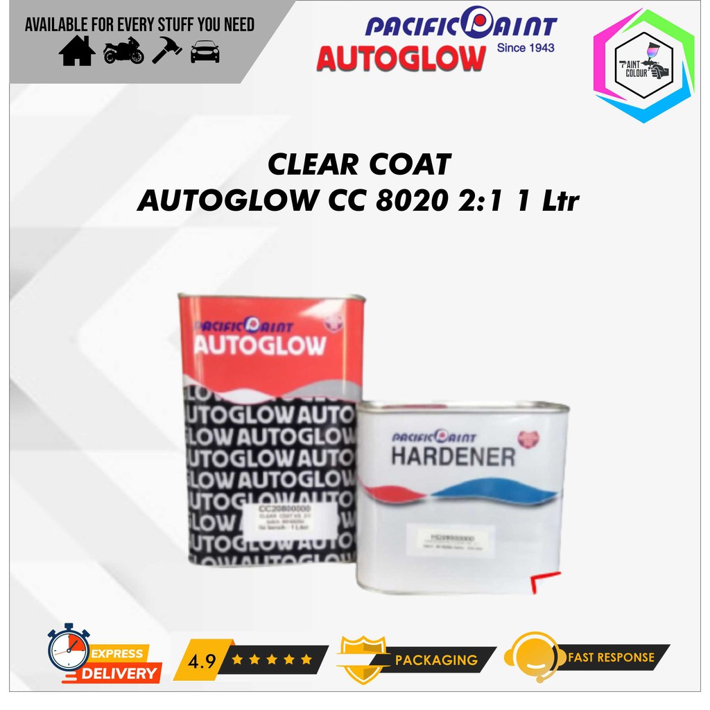 Clear-Pernis Autoglow 2080 Clear Coat HS 2 banding 1