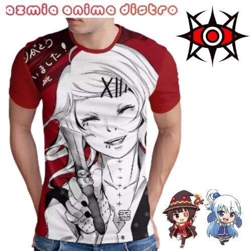 kaos Printing Anime Tokyo Ghoul Juuzou Suzuya