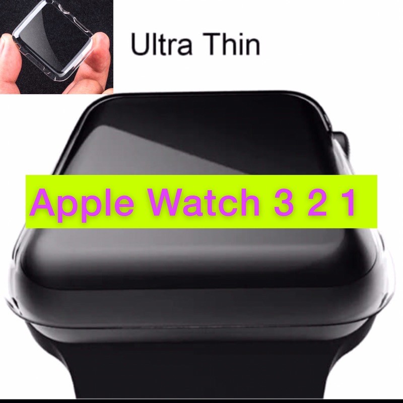 Case Clear Apple Watch 3 2 1 - Casing Transparent