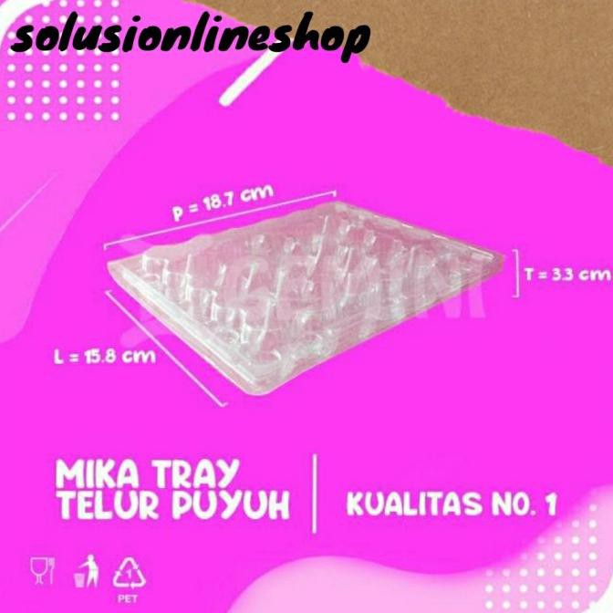 Best Produk] Mika Telur Puyuh 30 Lubang Tray Telur Tray Telor Puyuh Tray Mika Telor