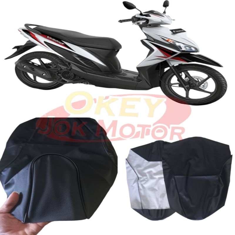 BARU_ KULIT JOK MOTOR VARIO 110 ESP/SARUNG JOK VARIO 110 REMOT/VARIO REMOT BAHAN ORIGINAL
