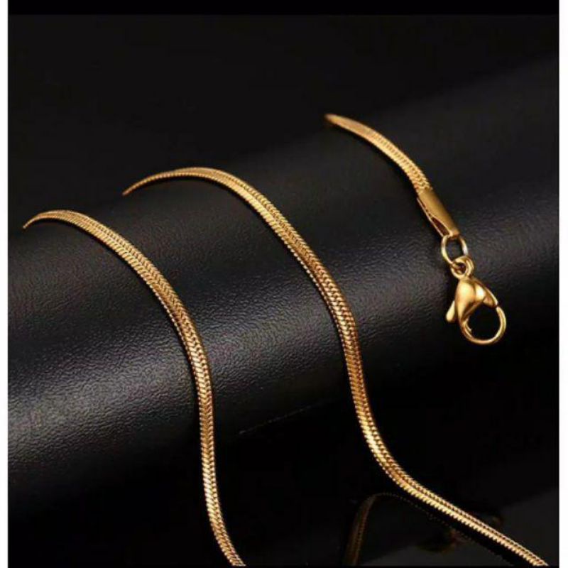 KALUNG TITANIUM PIPIH GOLD-KALUNG TITANIUM PIPIH PRIA-WANITA ANTI KARAT