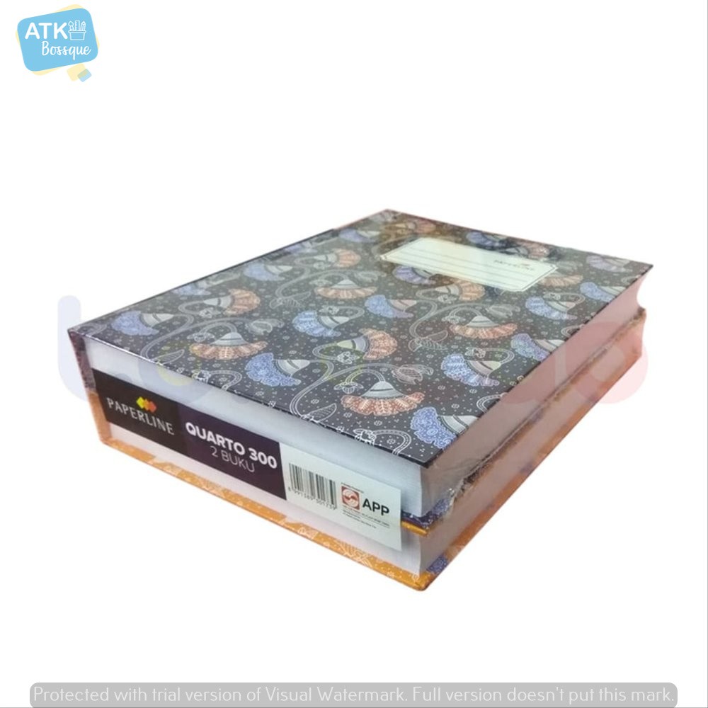

SLM7 Buku Quarto Paper300 Lembar Hard Cover Sampul Tebal