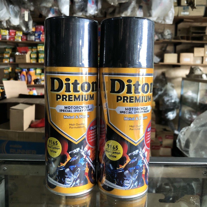 

Cat semprot Diton premium 9165 Pearl Lemon Yellow / kuning muda