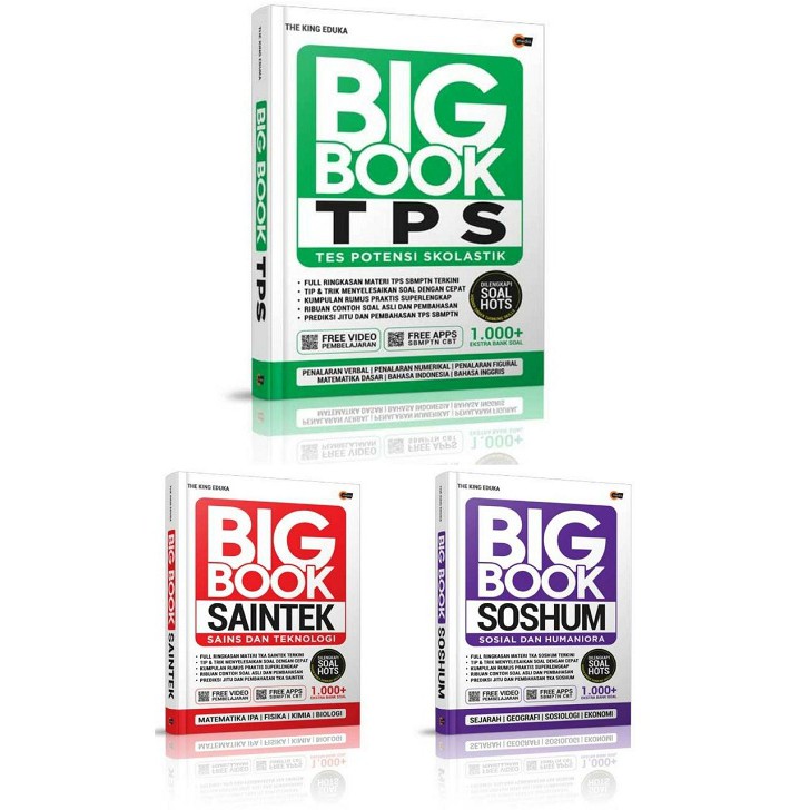 Big Book TPS Tes Potensi Skolastik - Saintek Sains Dan Teknologi - Soshum Sosial Dan Humaniora
