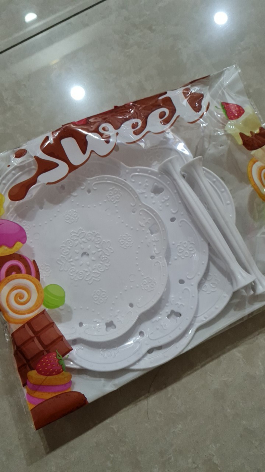 Cupcake Tier Plastik Susun