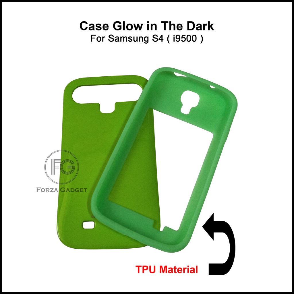 Case i-Glow for Samsung Galaxy S4 i9500 (Glow in The Dark)