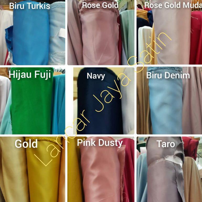 Kain Satin Bridal. Kain Satin Bridal Deutchess. Kain Satin Bridal Tebal. Kain Satin Bridal Premium